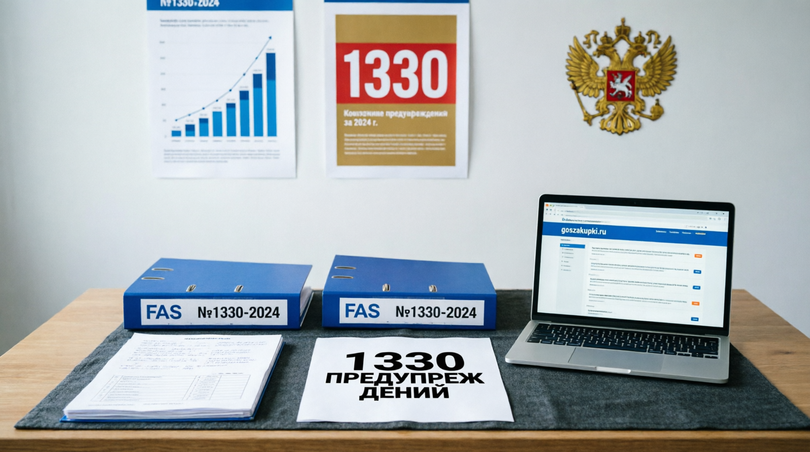 Изображение к статье "ФАС вынесла 1330 предупреждений заказчикам за несоблюдение квот закупок у МСП по 44-ФЗ в 2025 году"